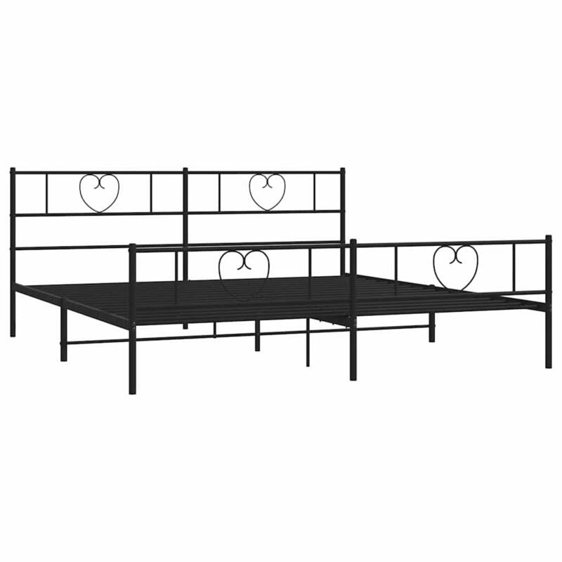 vidaXL Metal Bed Frame, No Mattress