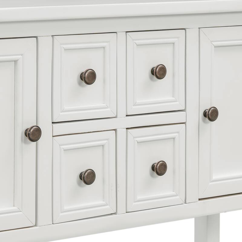 Buffet Sideboard Console Table with Bottom Shelf