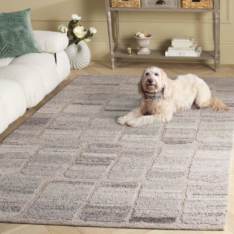 SAFAVIEH Handmade Harvest Dessislava Modern Contemporary Wool Rug