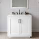 Option White / Giotto Quartz Top / Matte Black Hardware