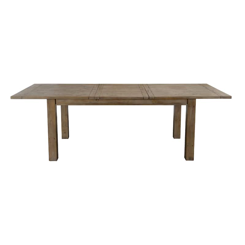 The Gray Barn Fairview Driftwood Reclaimed Pine 94-inch Extension Dining Table