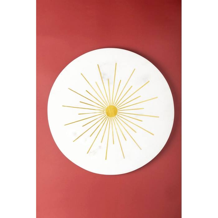 Sunshine Marble Cheese Board 12"