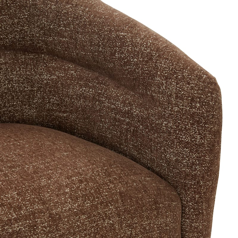 SAFAVIEH Couture Kellybryn Chenille Swivel Chair - 33"W x 31"D x 28"H