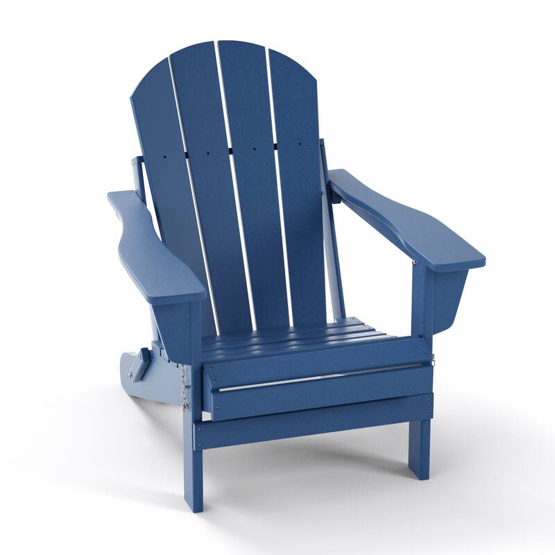 Poly Outdoor Adirondack Chair - Foldable All Weather