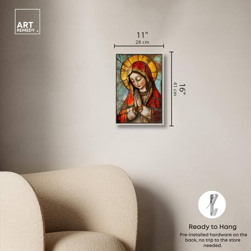 Ancient Supplication Canvas by Art Remedy