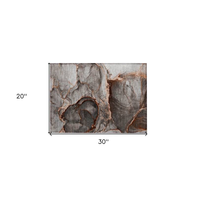 Altona Artistic Abstract Weather Resistant Current & Stylish Runner Outdoor Rug