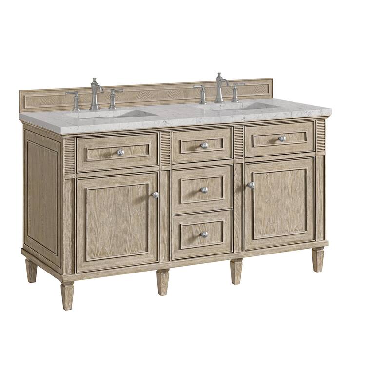 James Martin Vanities 424-V60D-3EJP Lorelai 60" Double Basin Wood