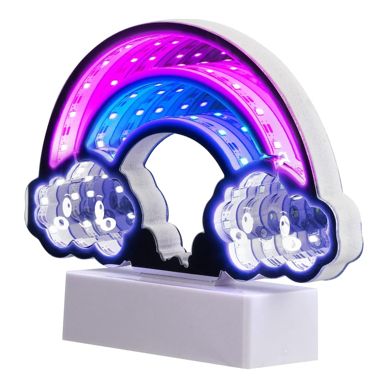 LED Lighted 3D Rainbow Tunnel Light - 7.25"