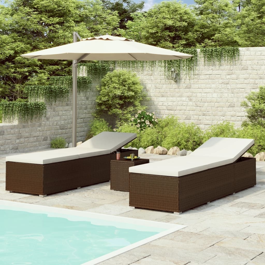 Best price top rattan sun lounger