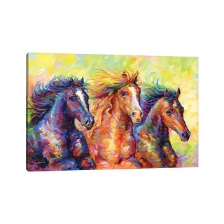 iCanvas "Three Friends" by Leon Devenice Canvas Print - Bed Bath ...
