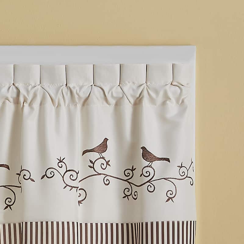 CHF Birds Valance, Swag & Tier Pair Curtain Collection