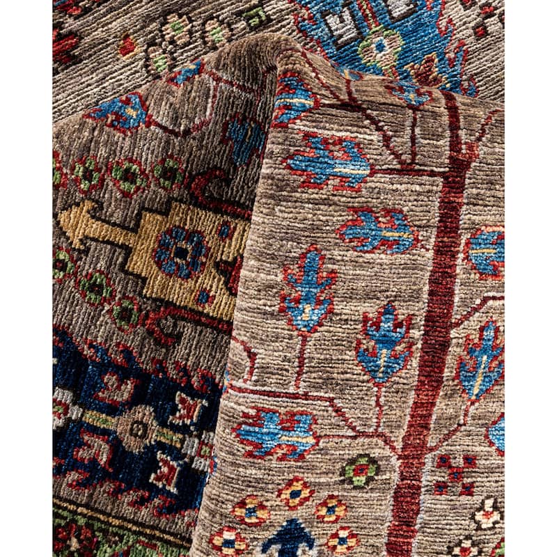 Serapi One-of-a-Kind Hand-Knotted Area Rug - Brown - 10' 0" x 13' 9"