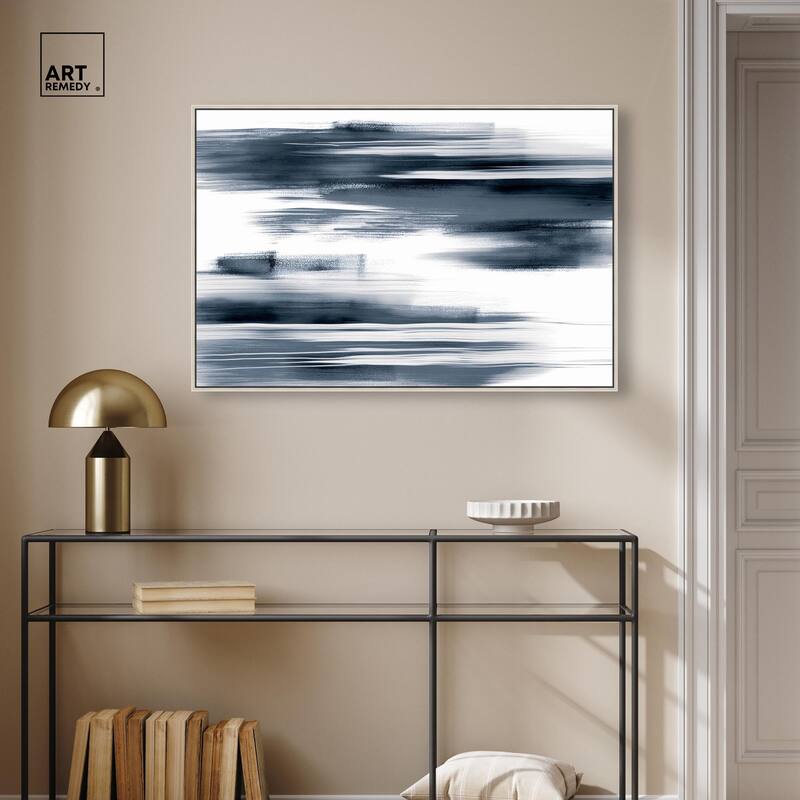 Blue Mirage II Canvas by Art Remedy