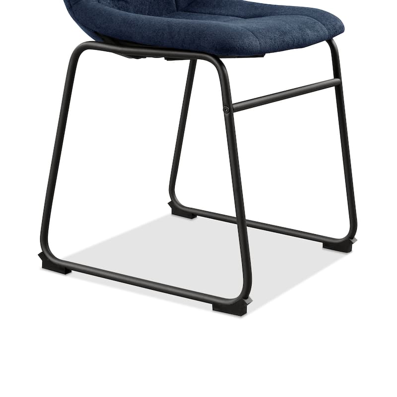 Furniture of America Eamon Modern Chenille Padded Dining Chairs (Set of 2)