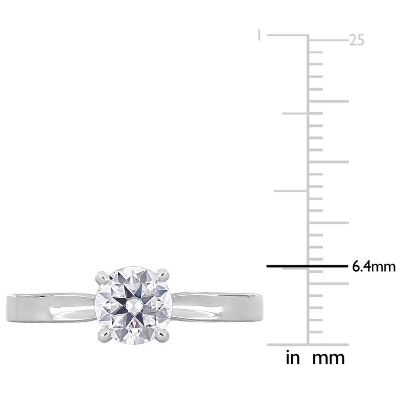 Miadora 7/8ct - 1ct TDW Diamond Solitaire Engagement Ring in 14k Rose White or Yellow Gold