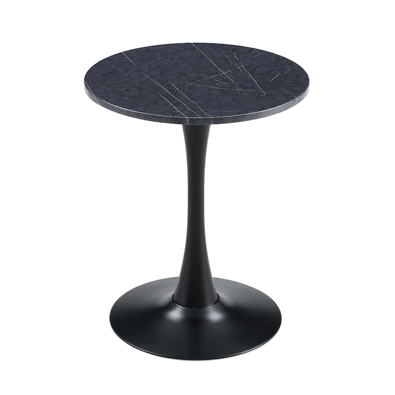 Round Tulip Dining Table, Kitchen Table with Thickened Tabletop, Bistro Table Circle Table Coffee Table