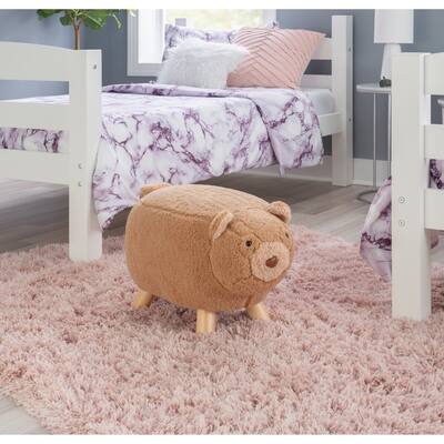Basham the Teddy Bear Animal Ottoman Stool