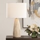 preview thumbnail 2 of 4, Uttermost Maury Travertine Table Lamp