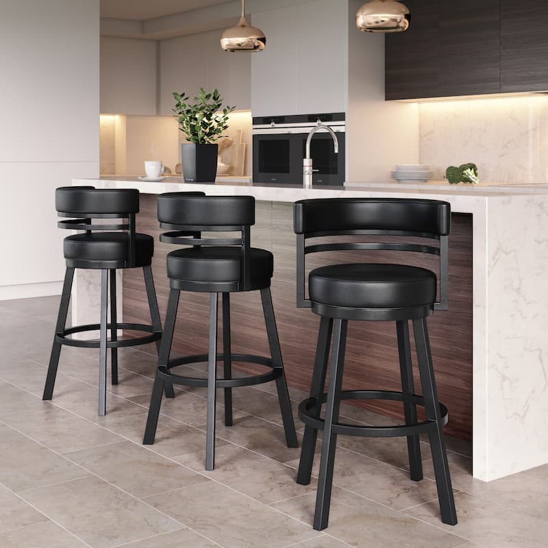 Tempo Furniture Ambridge Swivel 26" Counterstool/30" Barstool by Furnish Theory