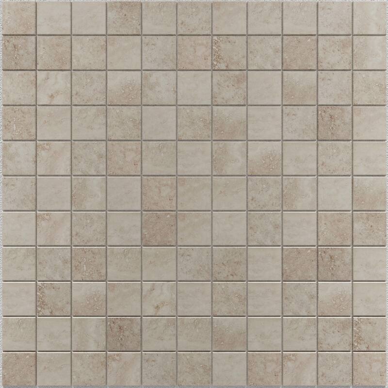 Cruz Bay Studio MKT61162 Tufo - 12" x 12" Square Floor and Wall Tile - - Taupe Matte