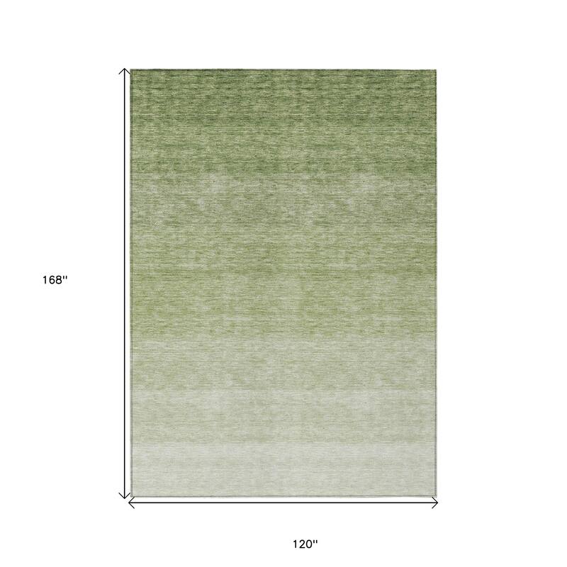 HomeRoots Ombre Transitional Rectangle Outdoor Rug