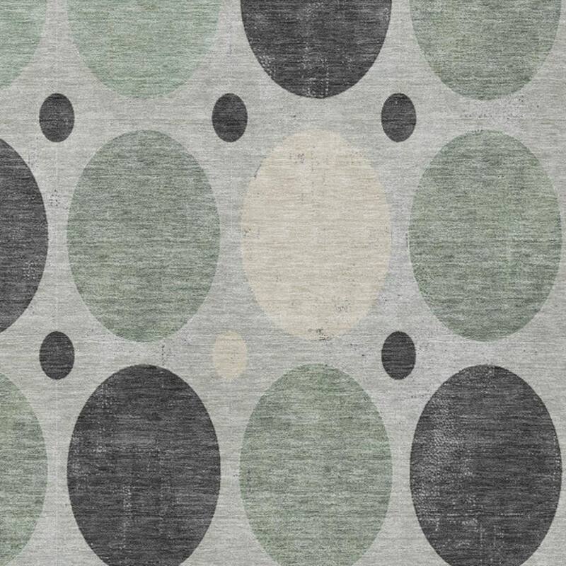 HomeRoots Geometric Transitional Rectangle Outdoor Rug