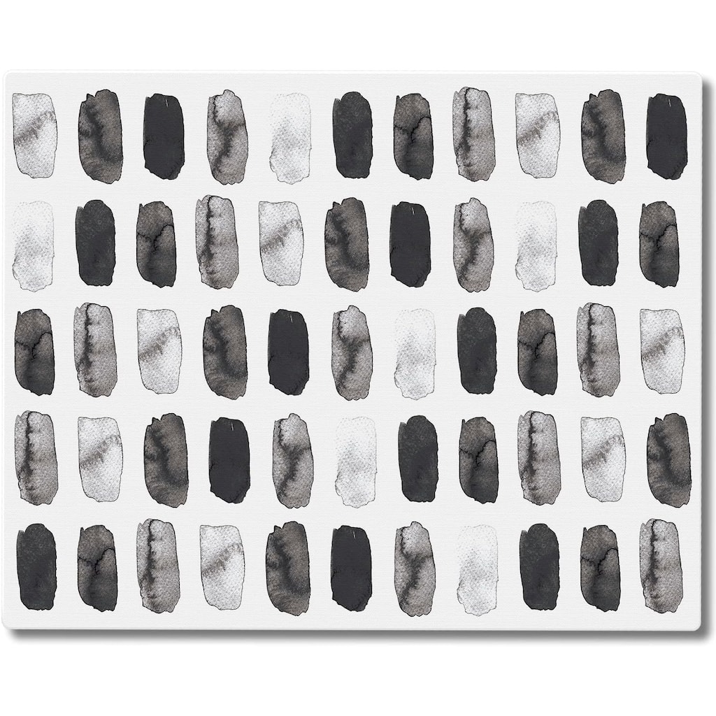 Paint Stripes 3mm Heat Tolerant Tempered Glass Cutting Board 10” x 8” Manufactured in the USA Dishwasher Safe