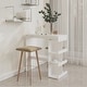 preview thumbnail 2 of 48, vidaXL Bar Table with Storage Rack 39.4"x19.7"x40" Engineered Wood - 39.4" x 19.7" x 40"
