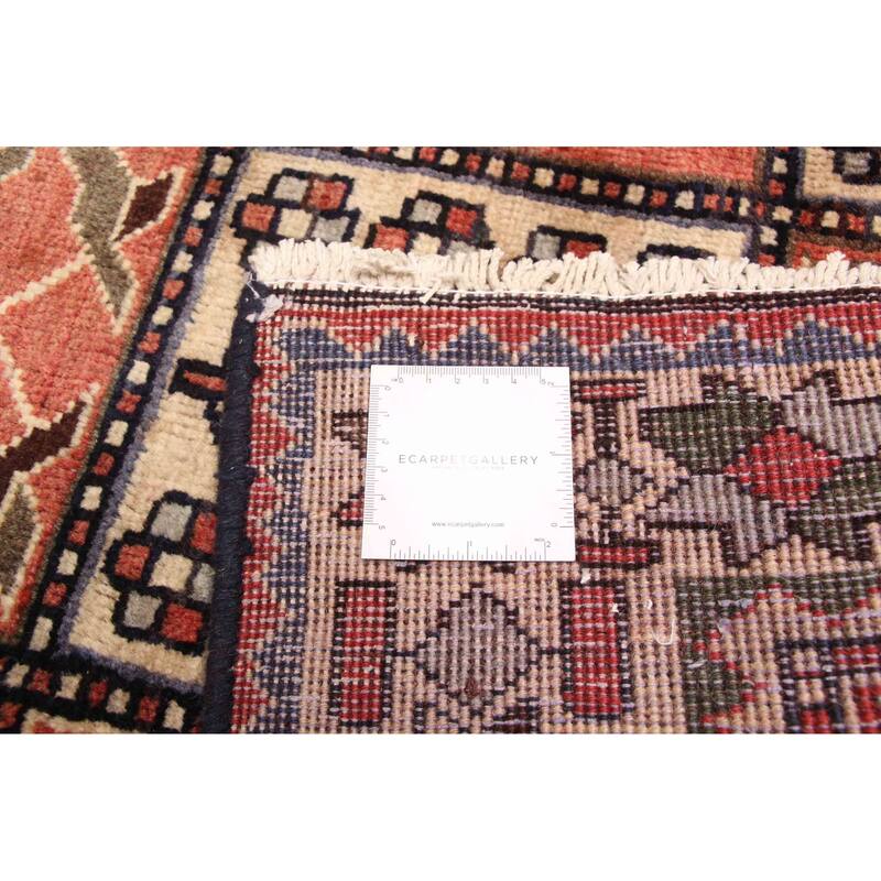 ECARPETGALLERY Hand-knotted Kayseri Vintage Light Red Wool Rug - 4'11 x 9'6