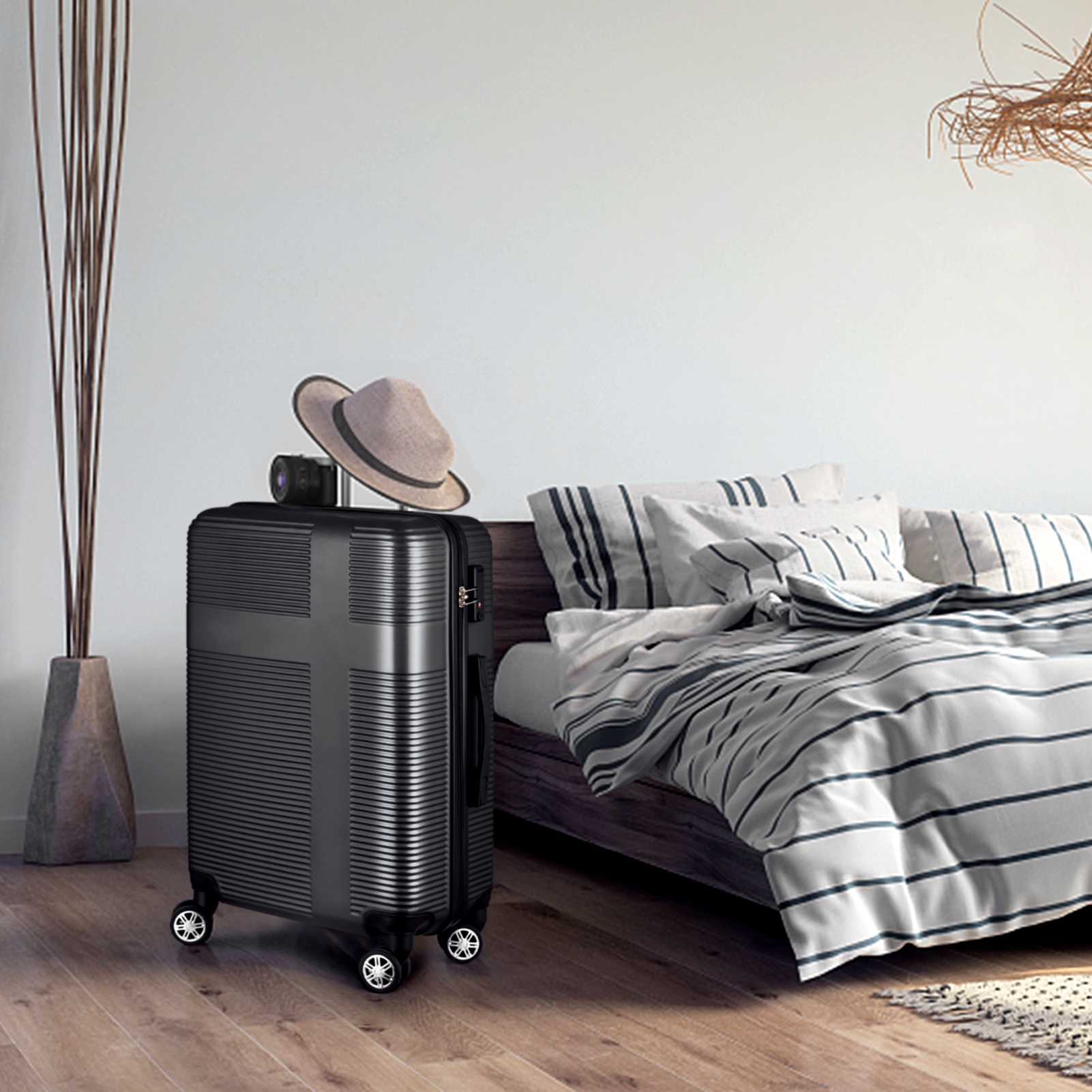 Luggage sets of 3 Piece Carry on Luggage Airline Approved Luggage