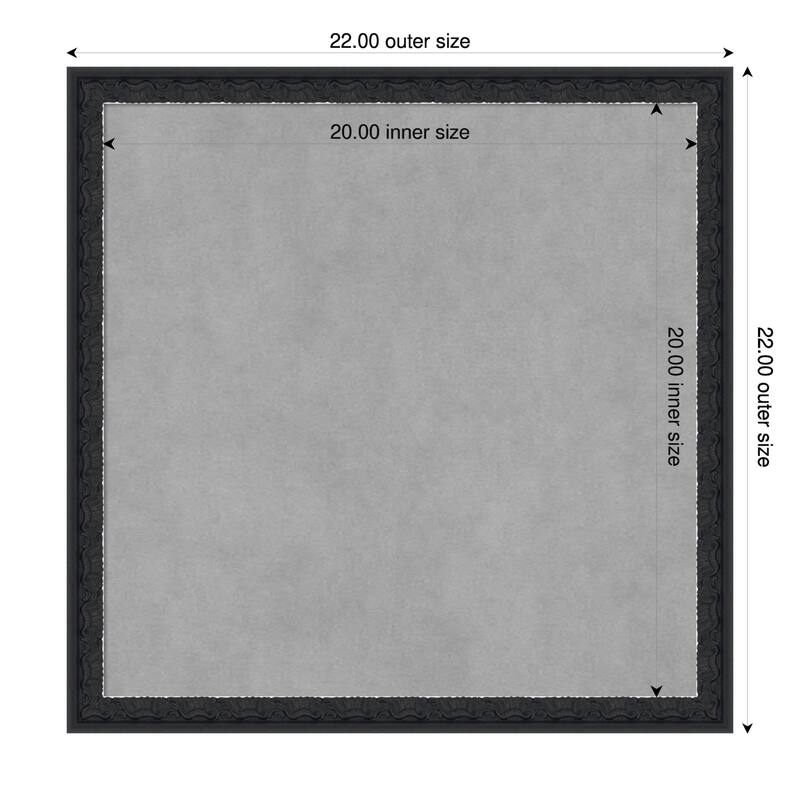 Amanti Art Bethany Black Framed - 22 x 22 in - Bethany Black