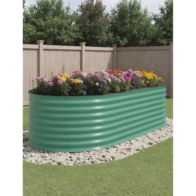 Galvanized Raised Planter Boxes Outdoor, for Vegetables, Fruits, Flower