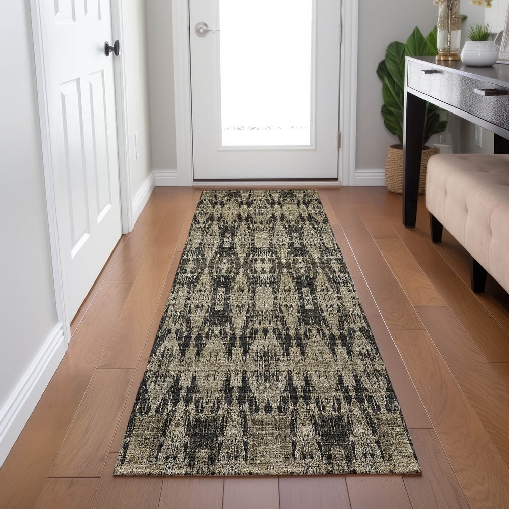 Machine Washable Indoor/ Outdoor Chantille Moroccan Boho Rug