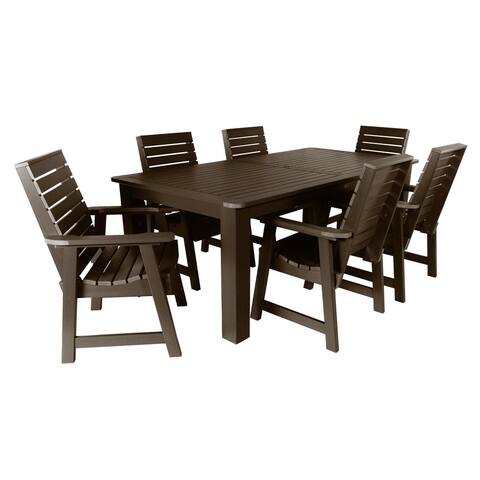 Glennville 7pc 42x84 Outdoor Dining Set