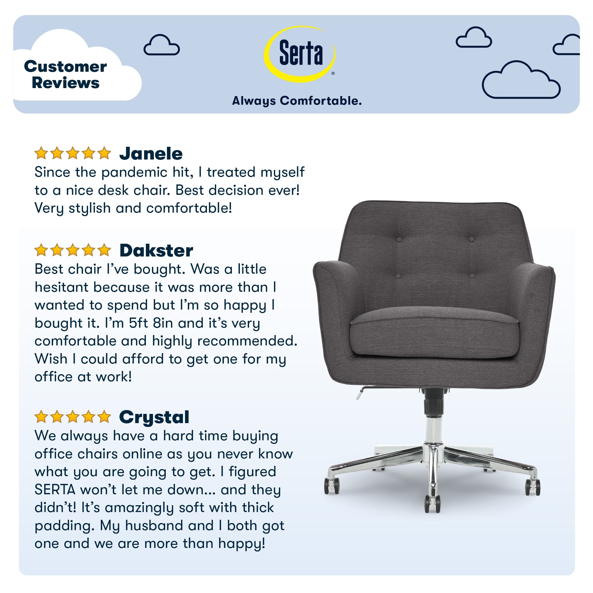Serta ashland outlet office chair