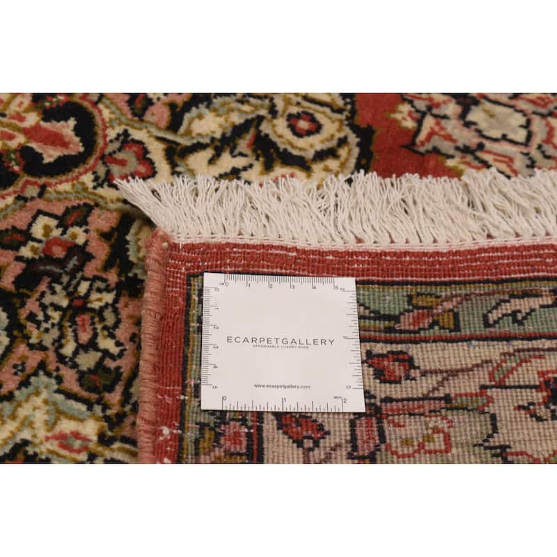 Andelz Navy, Red Rug 3'8" x 15'10" - 4'2 x 6'7