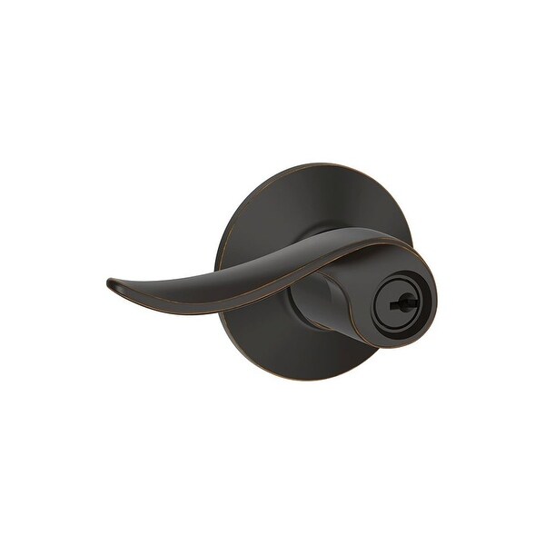 Schlage F51A-SAC Sacramento Single Cylinder Keyed Entry Door Lever Set