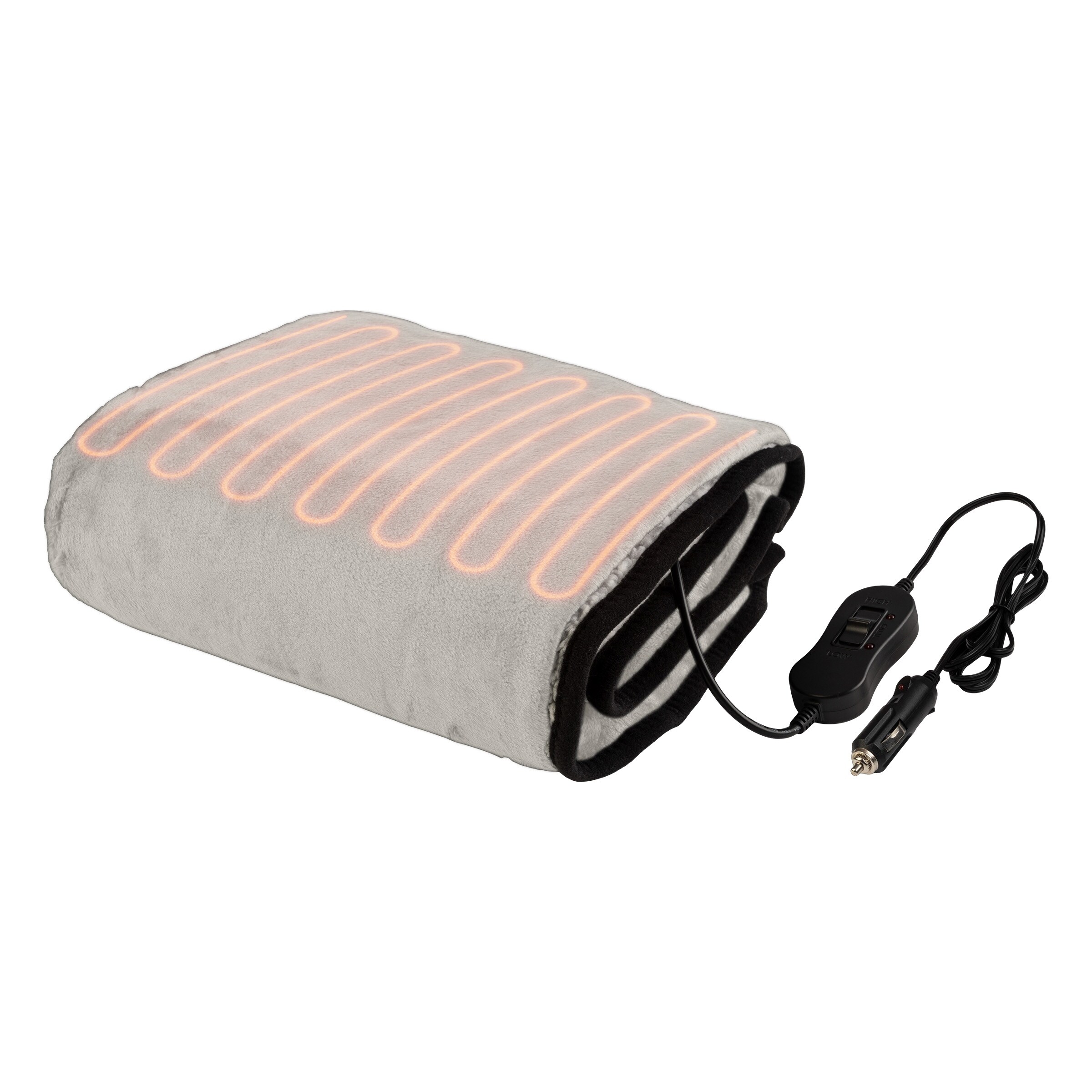 Stalwart 12V Heated Car Blanket Portable Electric Travel Blanket for Car Truck or RV Car Must Haves