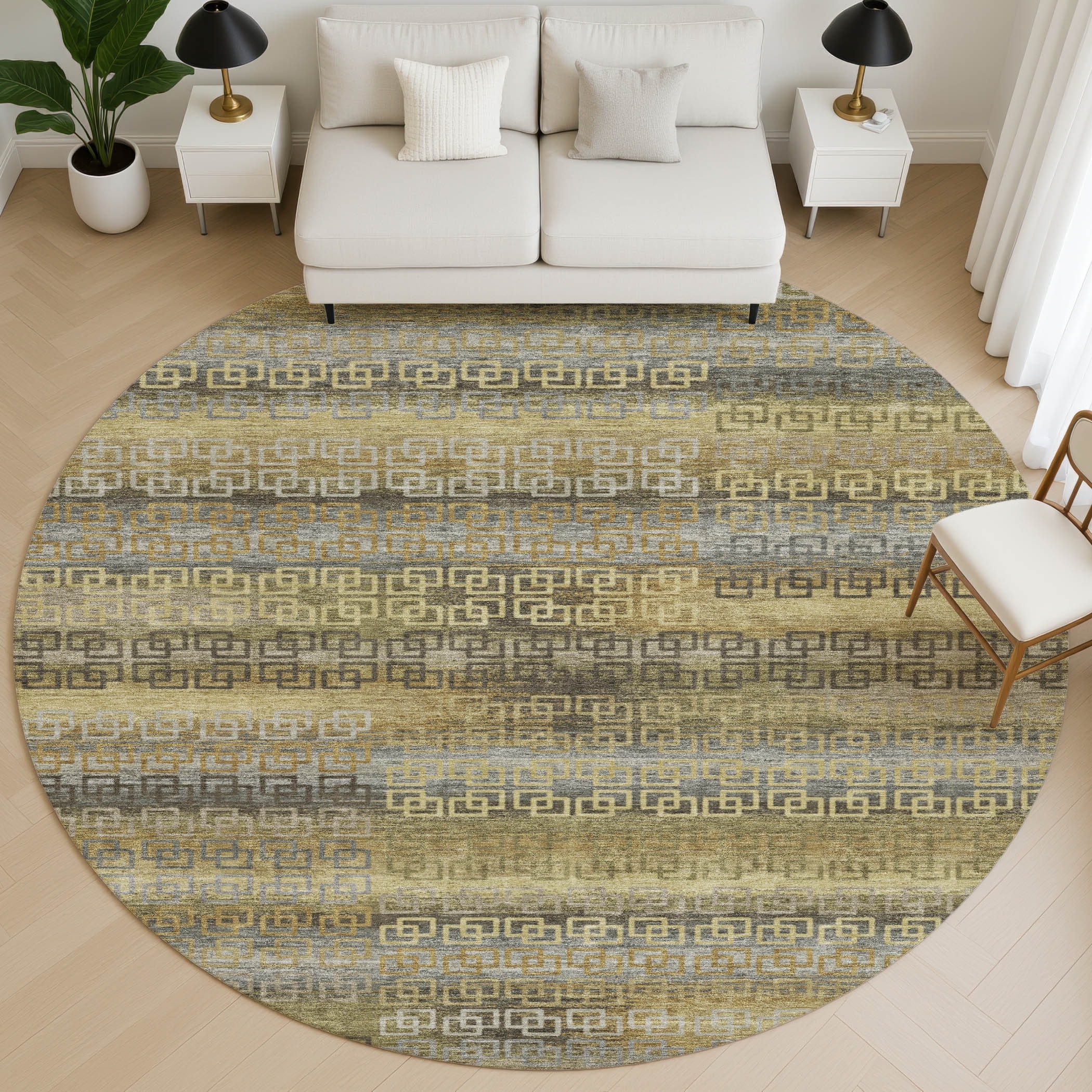 Premium Washable Super Soft Modern Stripe Mayfield Rug