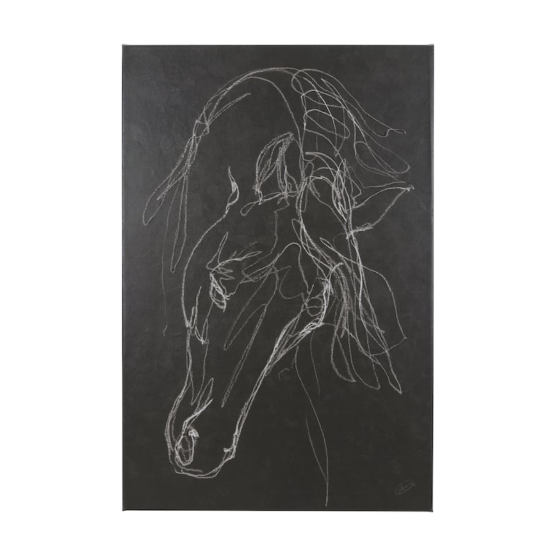 Andalusian Dark I (28 x 42 ) Canvas Art Print