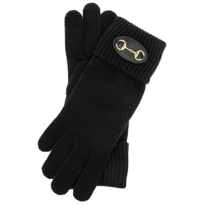 Gucci Wool Gloves with Horsebit - M