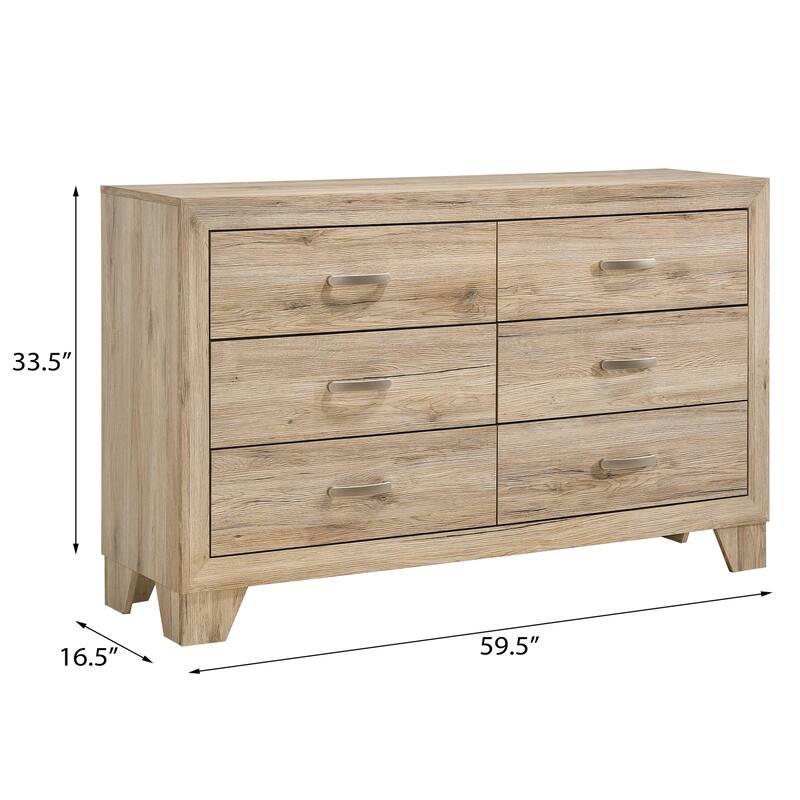 Dabovich Dresser with 6-Drawer