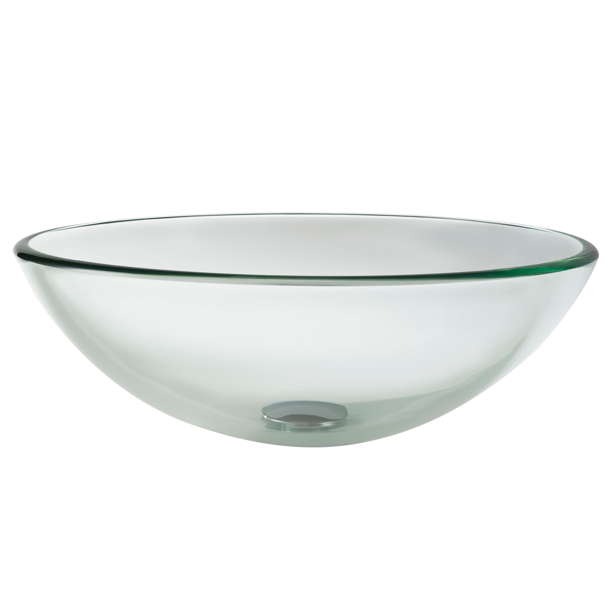 Kraus 16-1/2" Clear Glass Vessel Bathroom Sink Only