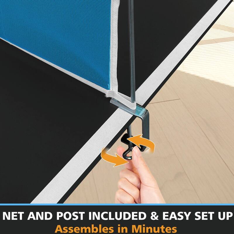 Foldable Ping Pong Conversion Top with Net & Post Included