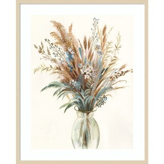 Fall Wild Flowers I by Asia Jensen Wood Framed Wall Art Print - Svelte ...
