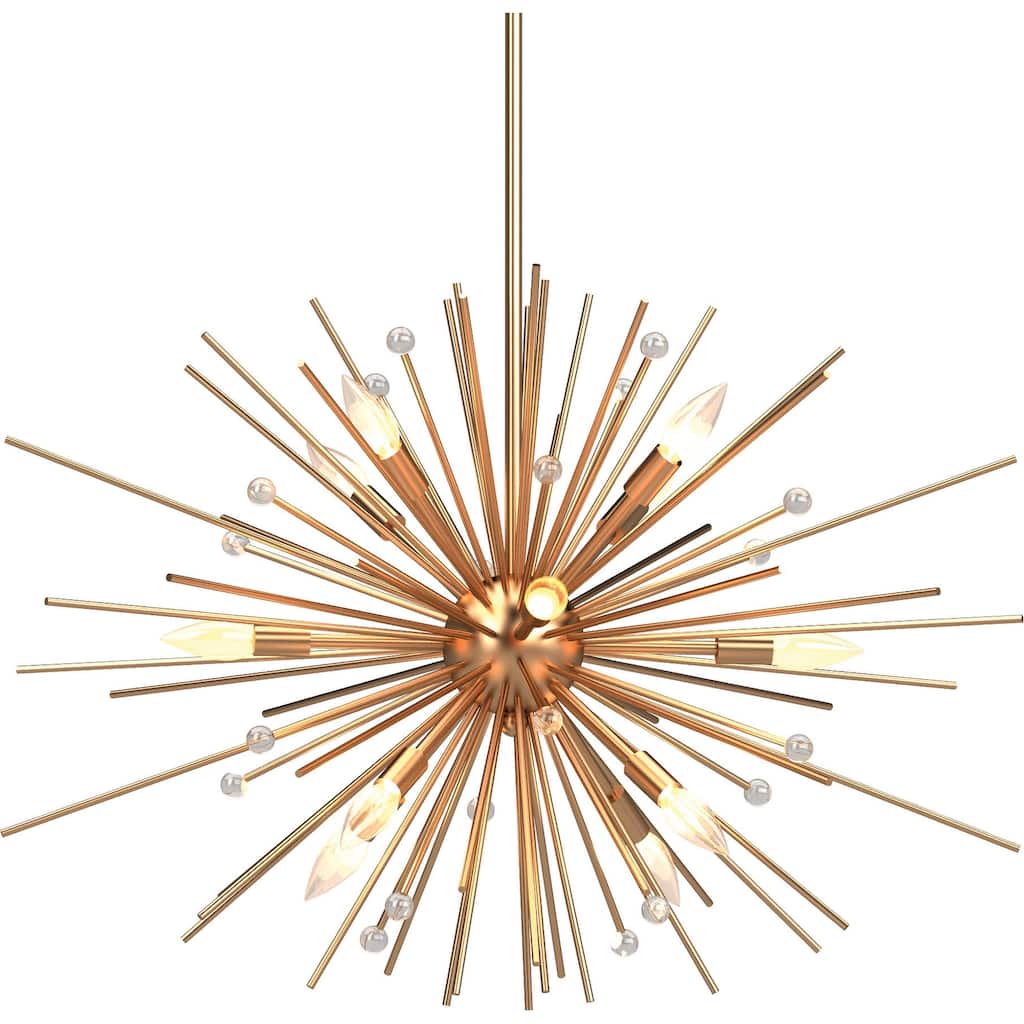 Volume Lighting Alice 12 Light 30" Wide Abstract Sputnik Chandelier
