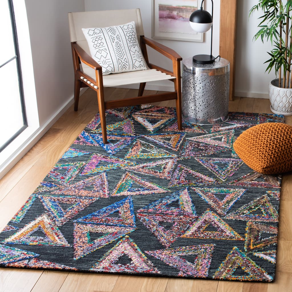 SAFAVIEH, Handmade Aspen Helmi Moroccan Boho Wool Rug