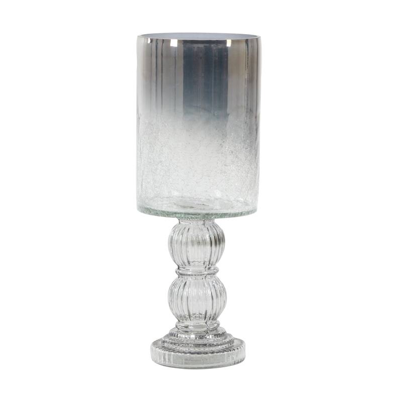 Glass Traditional Hurricane Lamp 16 x 6 x 6 - 6 x 6 x 16