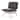 Nora Charcoal Fabric w/ Matte Black Metal Legs Accent Chair - 30.8L x 25.4W x 31.9H