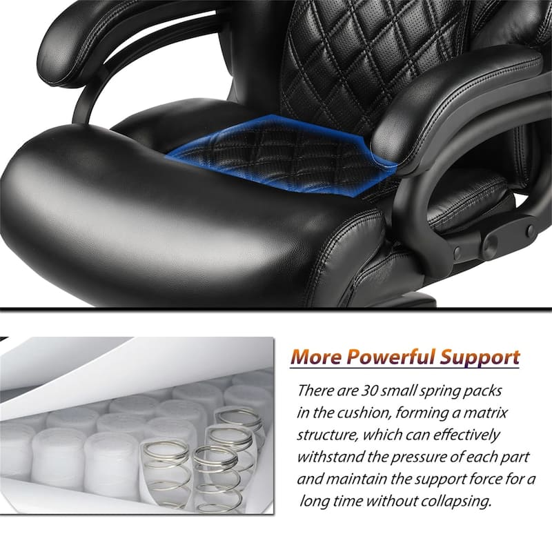 500lbs Capacity Big and Tall Office Chair for Heavy People